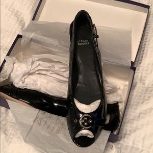 Stuart Weitzman black Chitchat flats
